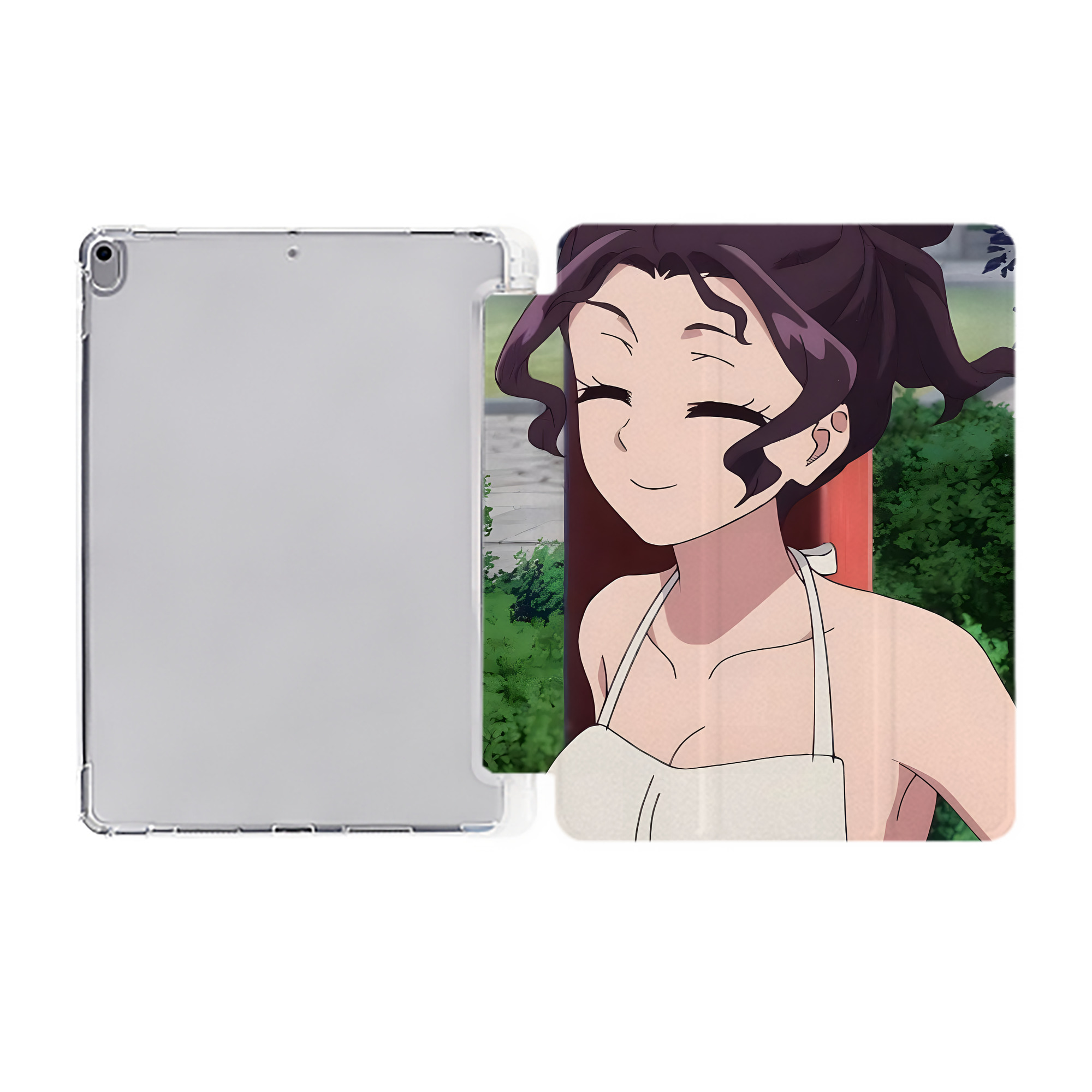 （画像用） 薬屋のひとりごと The Apothecary Diaries IPad ケース ペン収納付き 三つ折りスタンド PUレザー×シリコン 対応機種9.5/10.5/10.9インチ